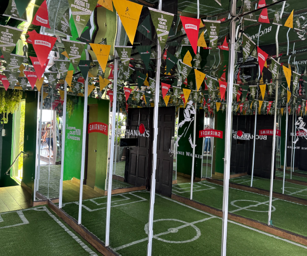 Diageo: ambientación de marca para la final del Mundial